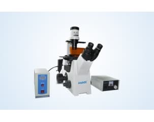Inverted fluorescence microscope for live cell